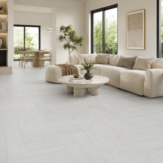 SPC Flooring Arctic Pearl Frost Ash (Herringbon)