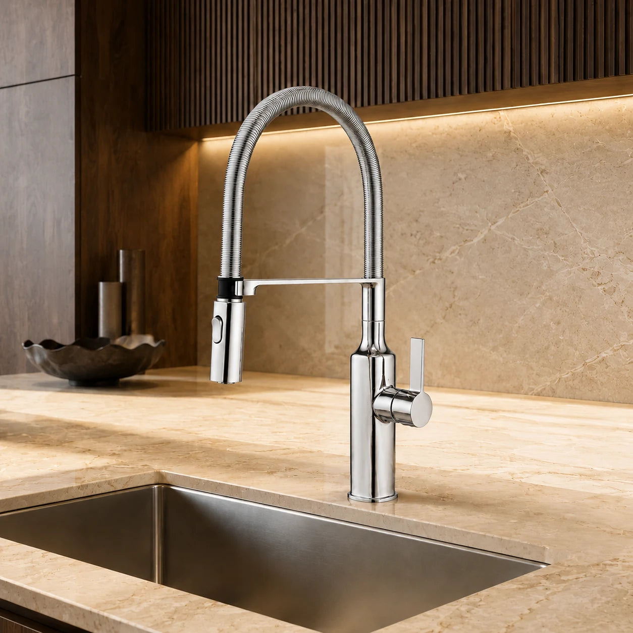 AFTON KITCHEN MIXER W/ SWIVEL SPOUT-AFT-374
