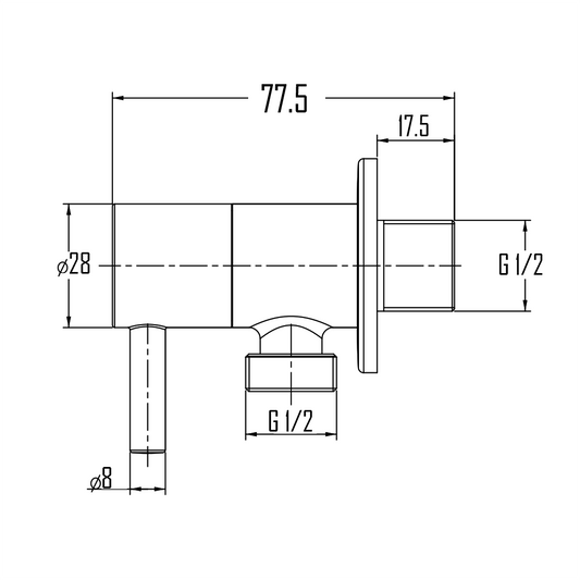 NATT ANGLE VALVE-NAT-801