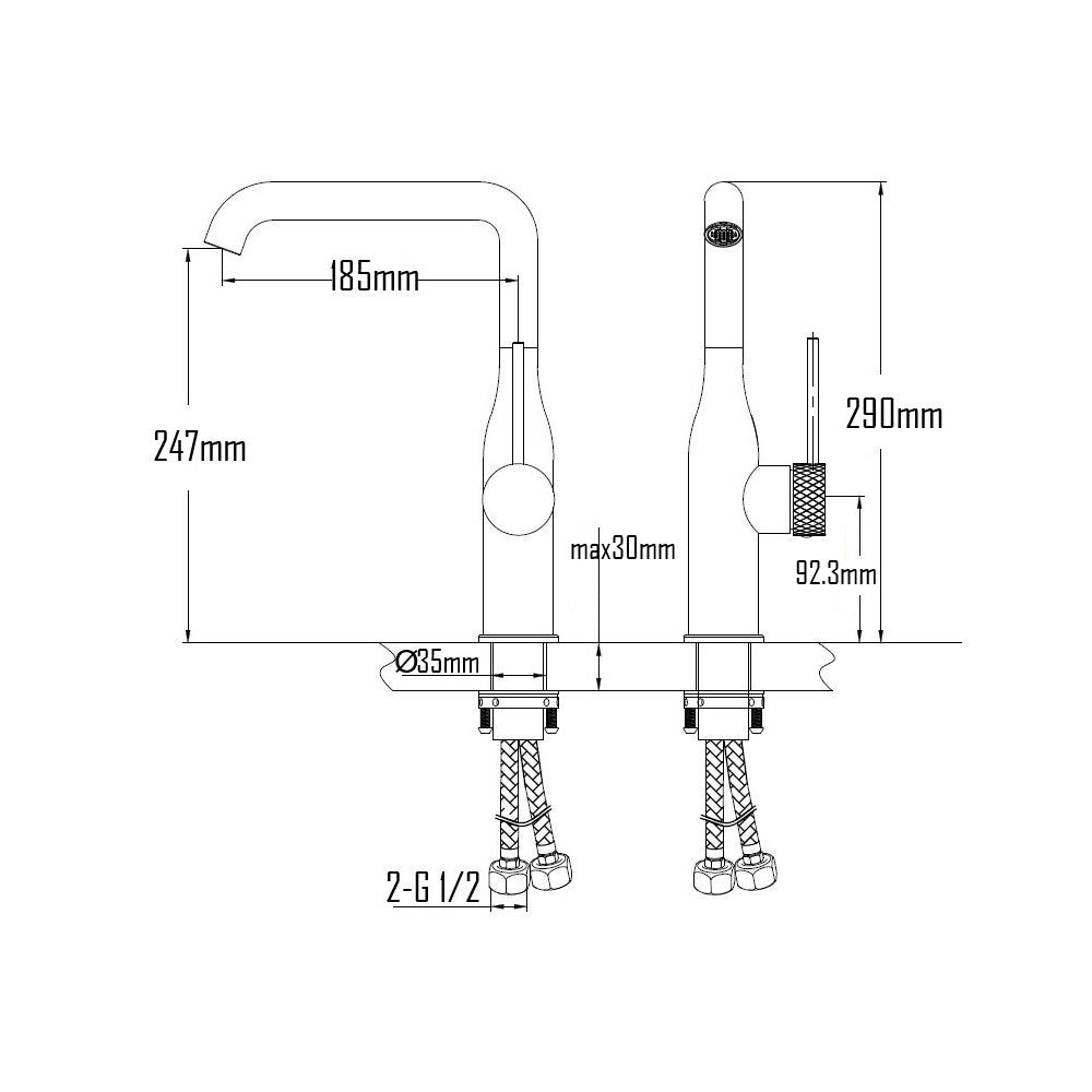 FARSTA BASIN FAUCET-FAR-215