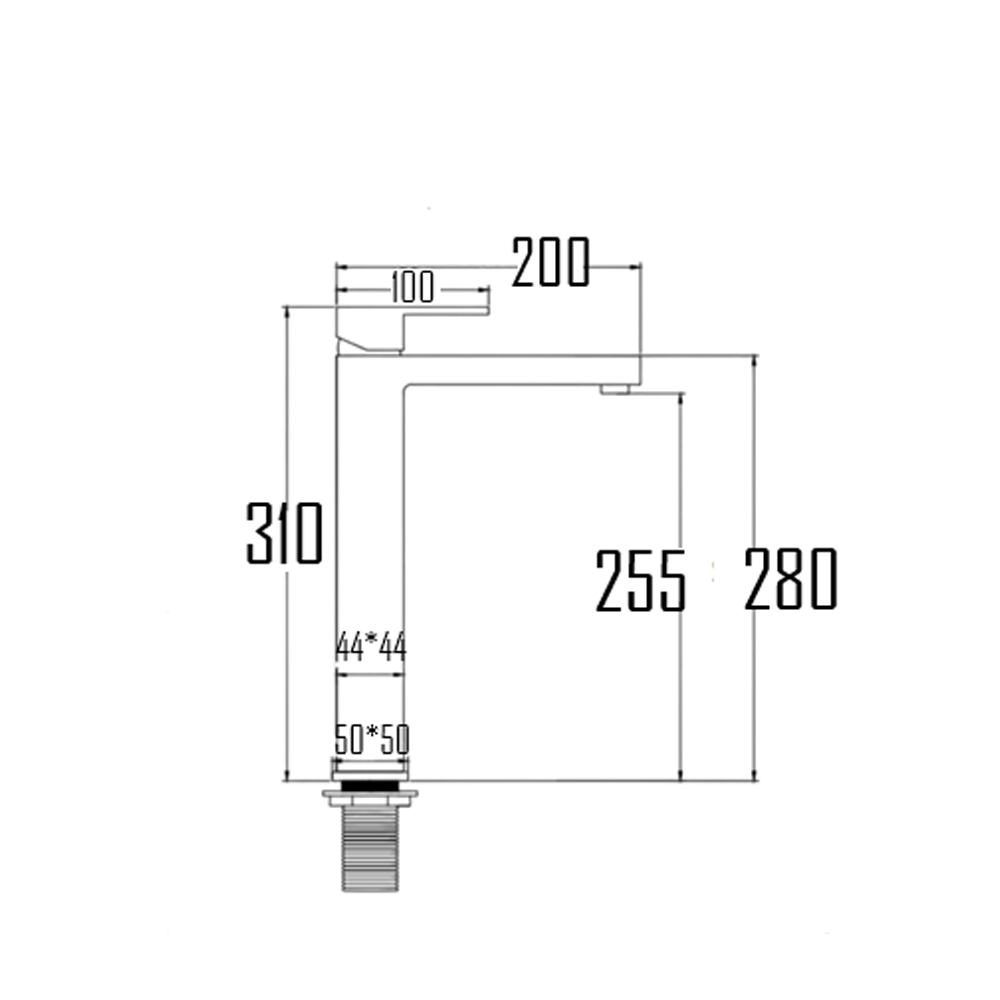 KIRUNA BASIN FAUCET-KIR-H2037