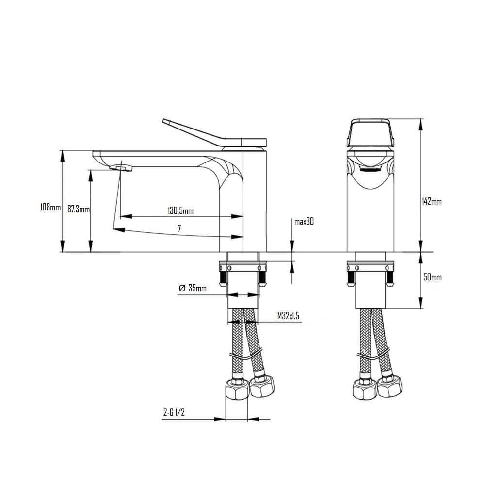 NORRMALM BASIN FAUCET-NOR-2019
