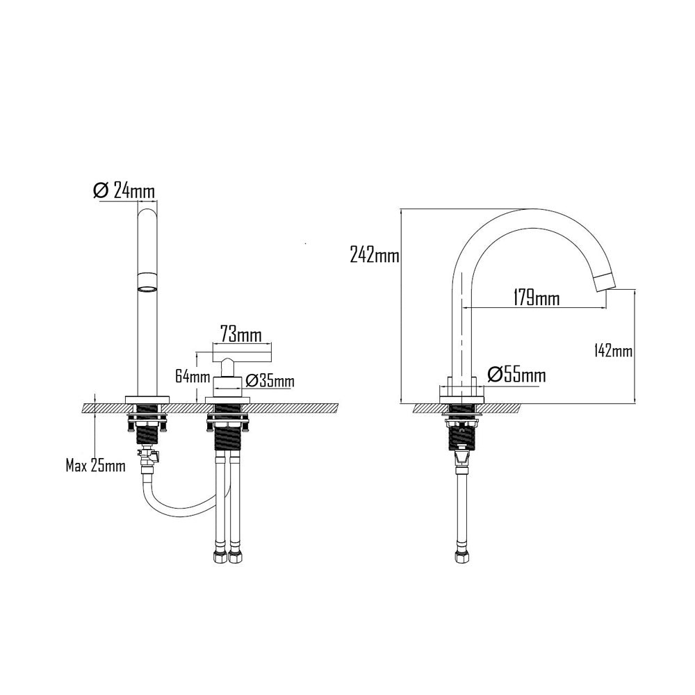 VARA BASIN FAUCET-VAR-204