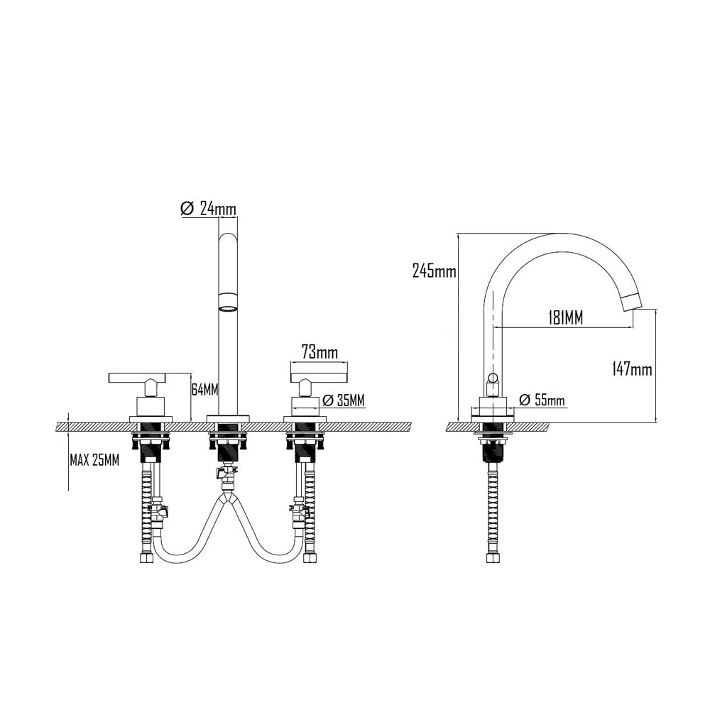 VARA BASIN FAUCET-VAR-206
