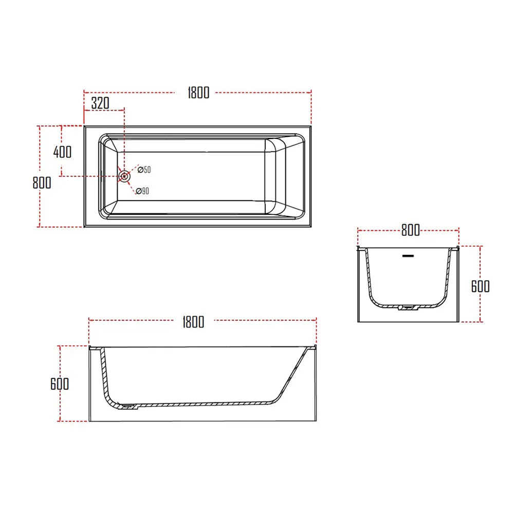 SANNA BATHTUB-SANWH6501
