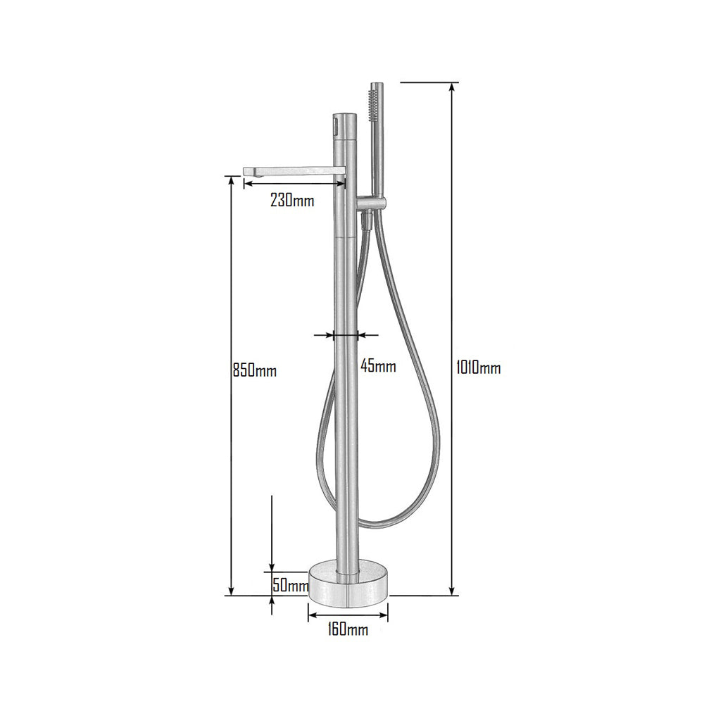 SVERIG BATHTUB MIXER-SVER-5041