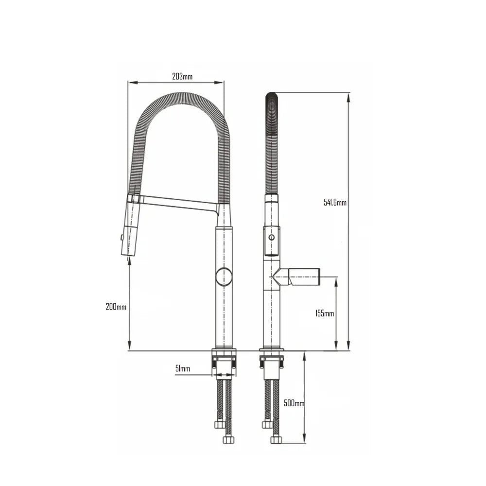 NORDAN KITCHEN MIXER W/ SWIVEL SPOUT-NOR-372