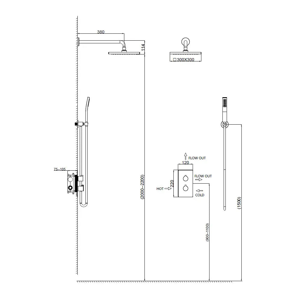 HARRISON SHOWER-HAR-301