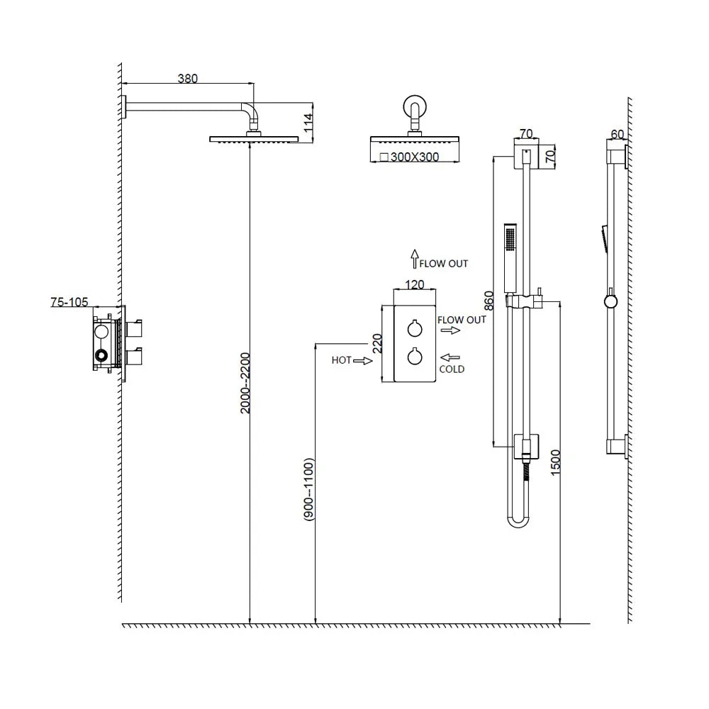 HARRISON SHOWER-HAR-303