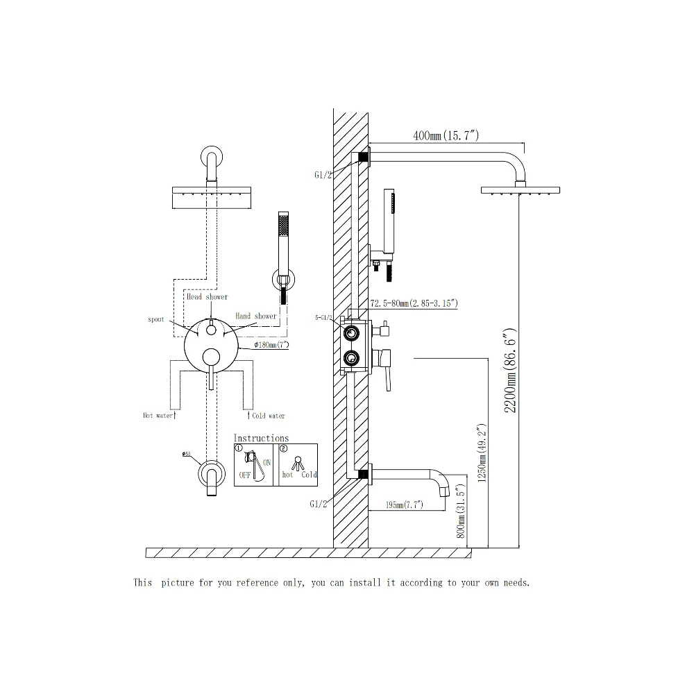 VISBY SHOWER-VIS-2093