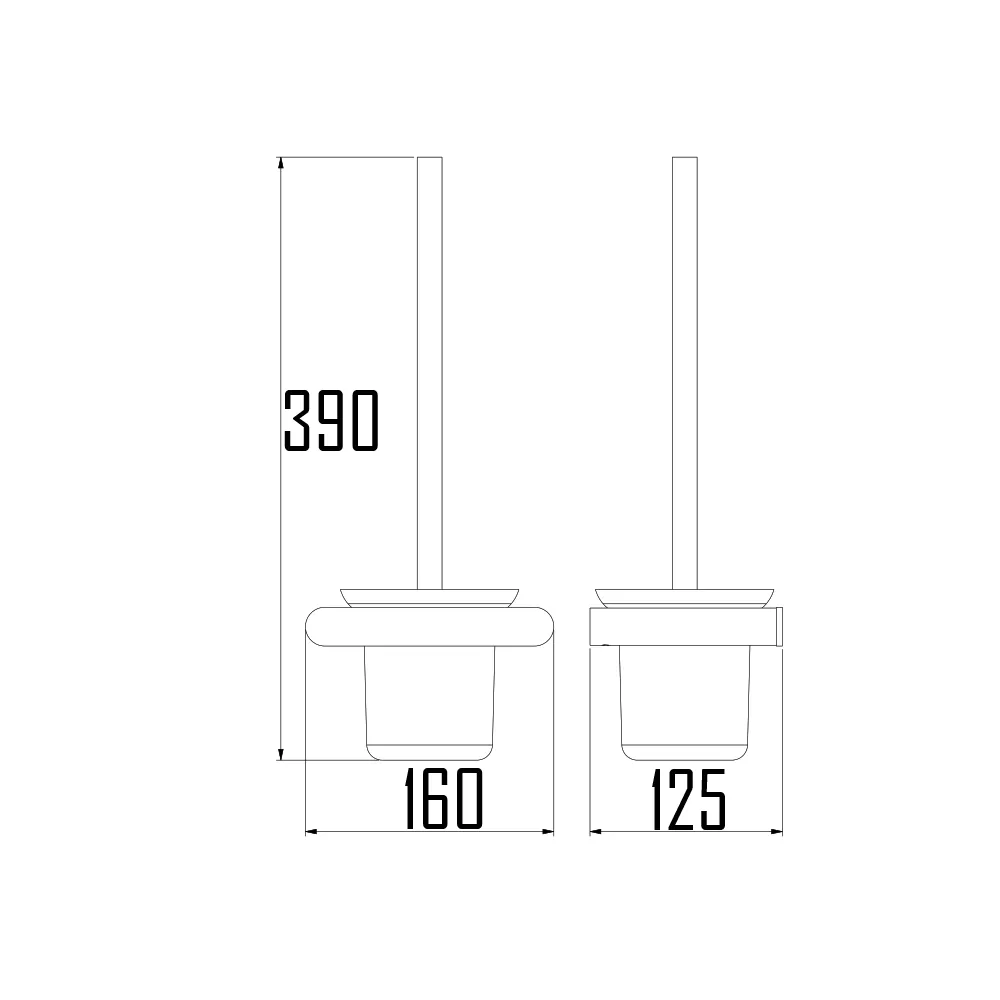 UPPSALA TOILET BRUSH-UPP-U90