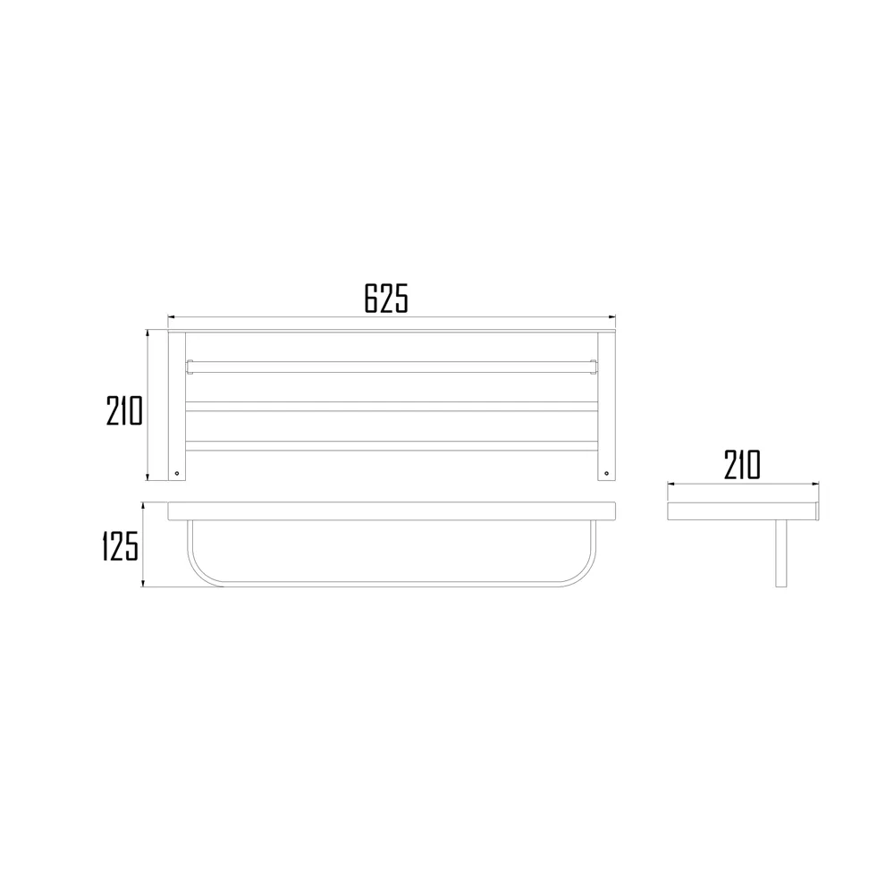 FRIPA TOWEL RACK-FRI-901