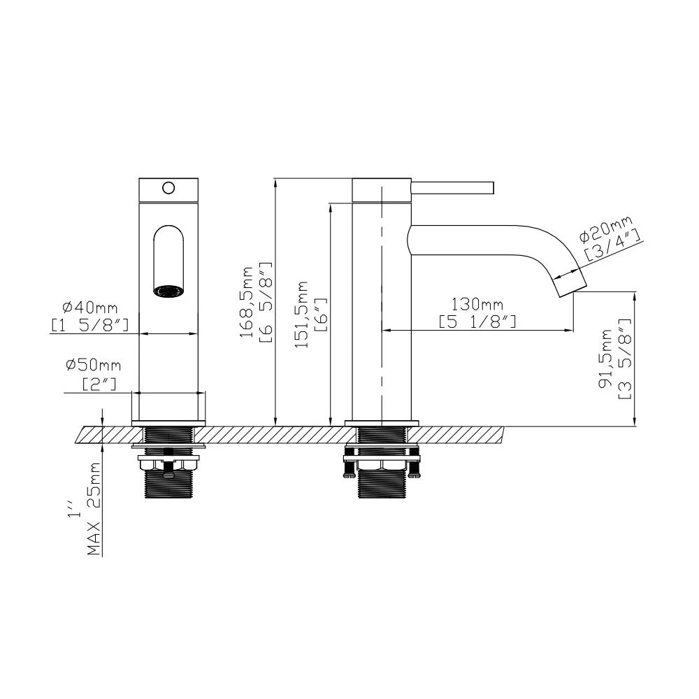 VISBY BASIN FAUCET-VIS-502