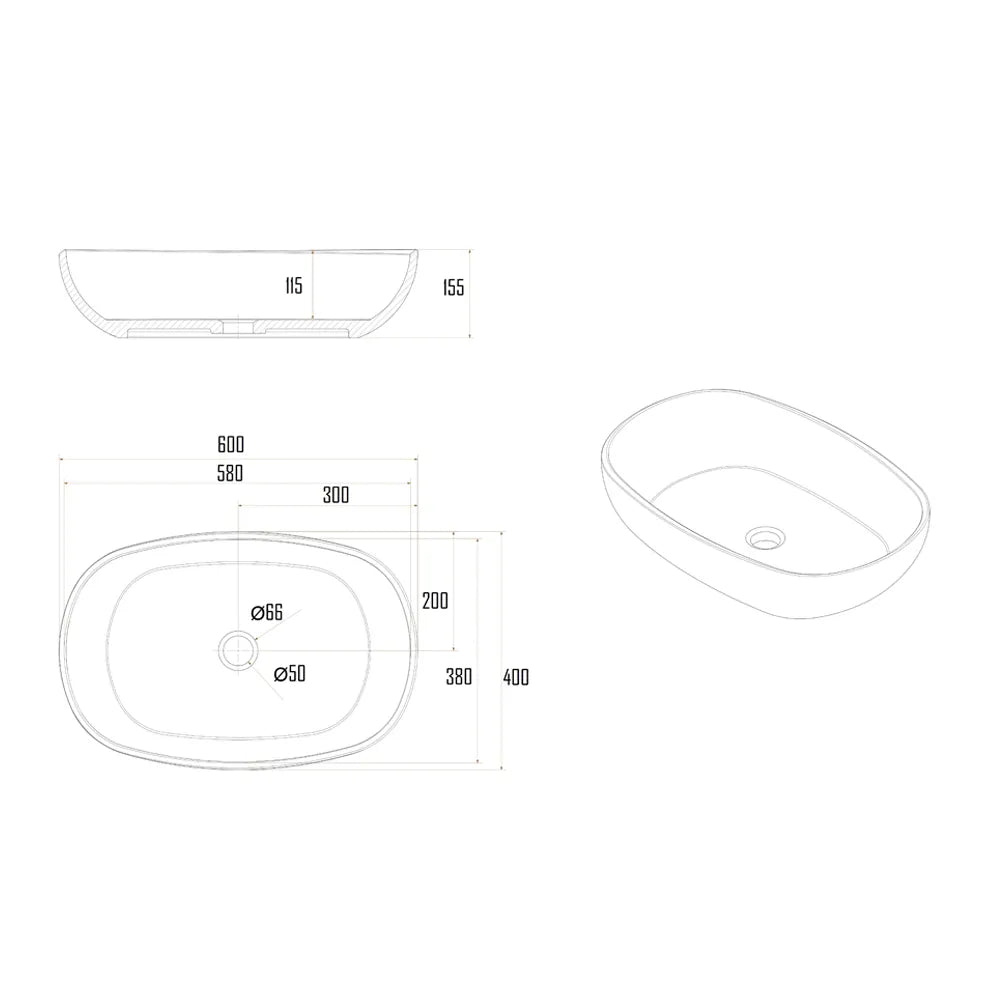 GRANNA WASH BASIN-GRA-104