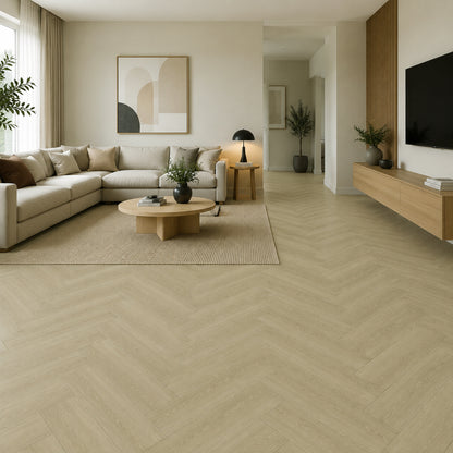 SPC Flooring Voss Sage Mist Oak (Herringbon)