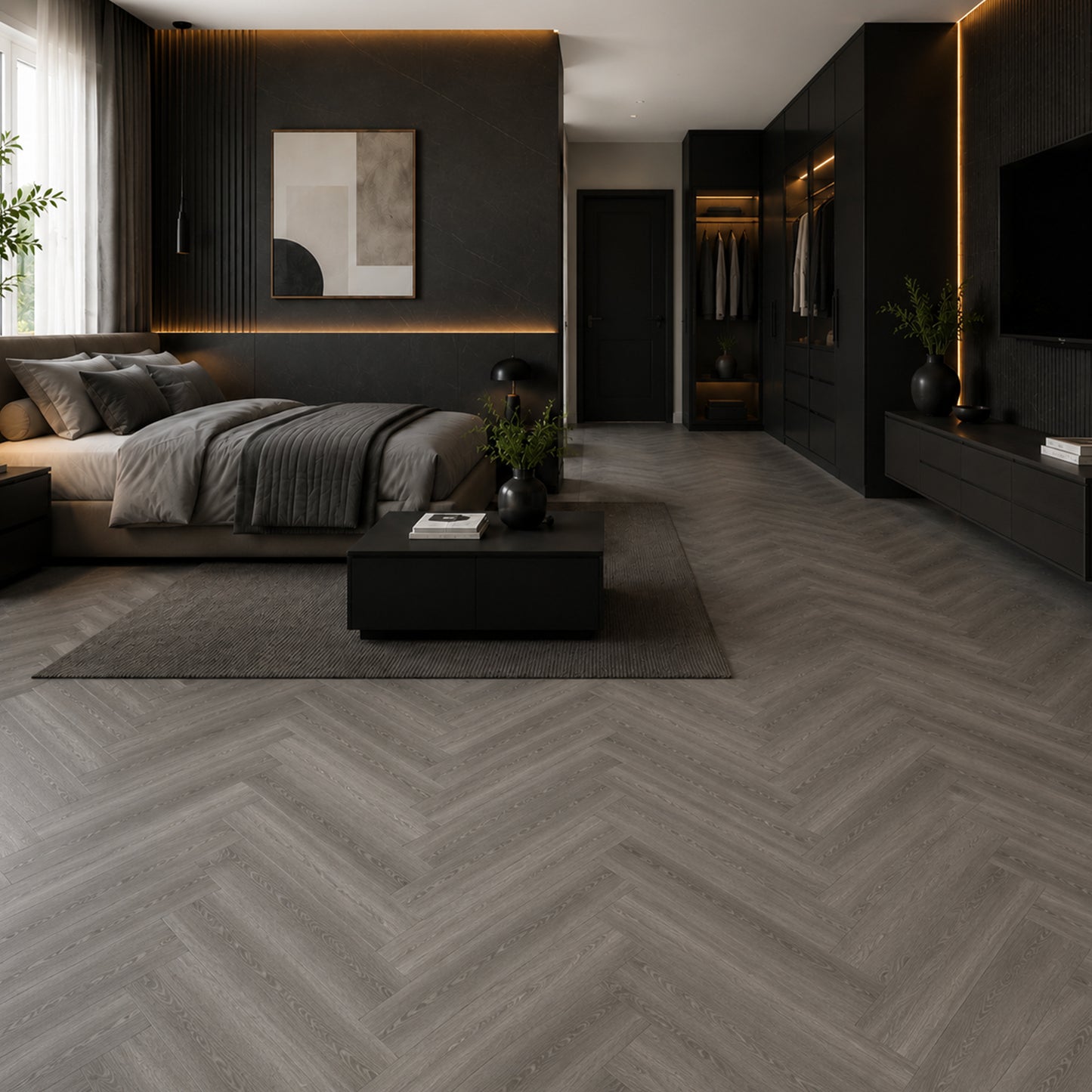 SPC Flooring Baltic Driftwood Grey Oak (Herringbon)