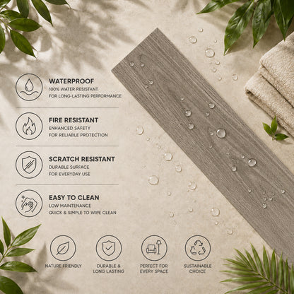 SPC Flooring Alpine Mist Silver Ash (Plank)