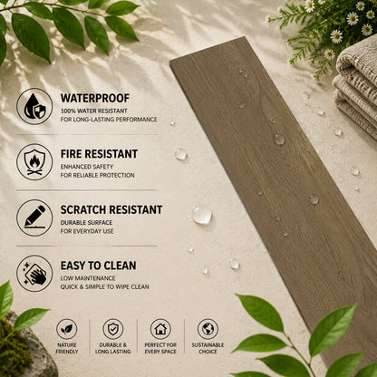 SPC Flooring Carpathian Sepia Vintage Walnut (Plank)