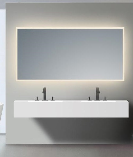 MIRROR SQUARE W/OUT LED W-SVER-480FRAMELESS