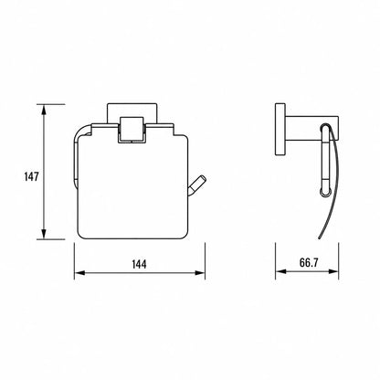 AMAL TOILET ROLL HOLDER-AMA-633