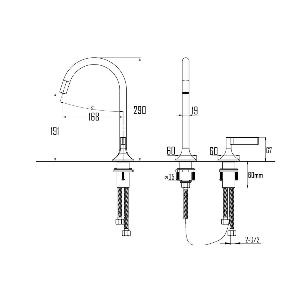 BROMMA BASIN FAUCET-BRO-913