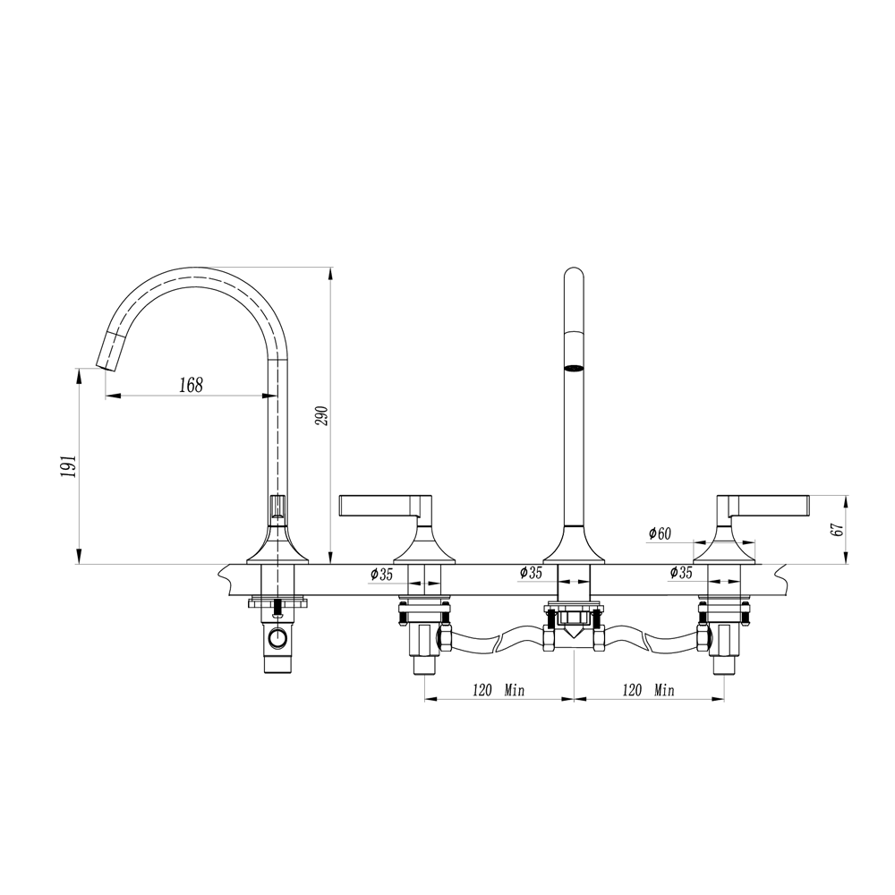 BROMMA BASIN FAUCET-BRO-914