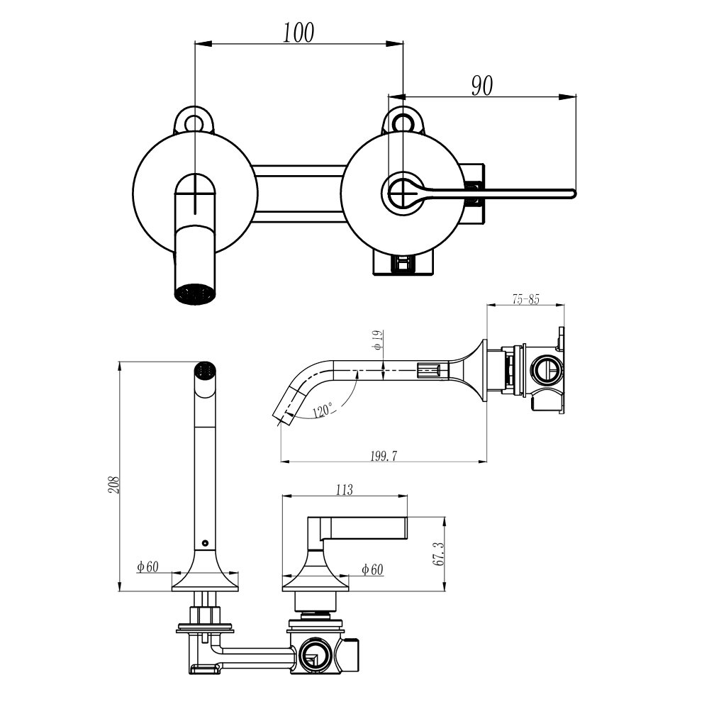 BROMMA BASIN FAUCET-BRO-915