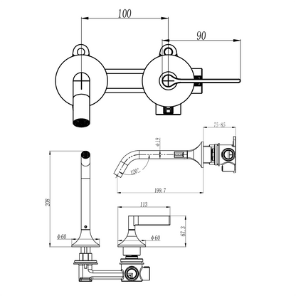 BROMMA BASIN FAUCET-BRO-915