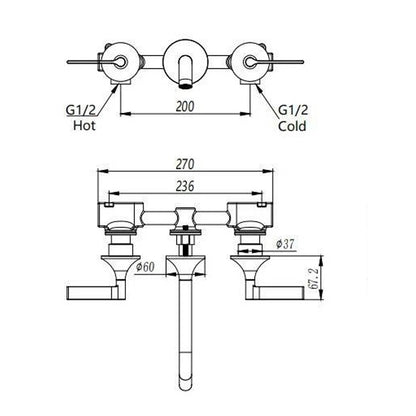 BROMMA BASIN FAUCET-BRO-916