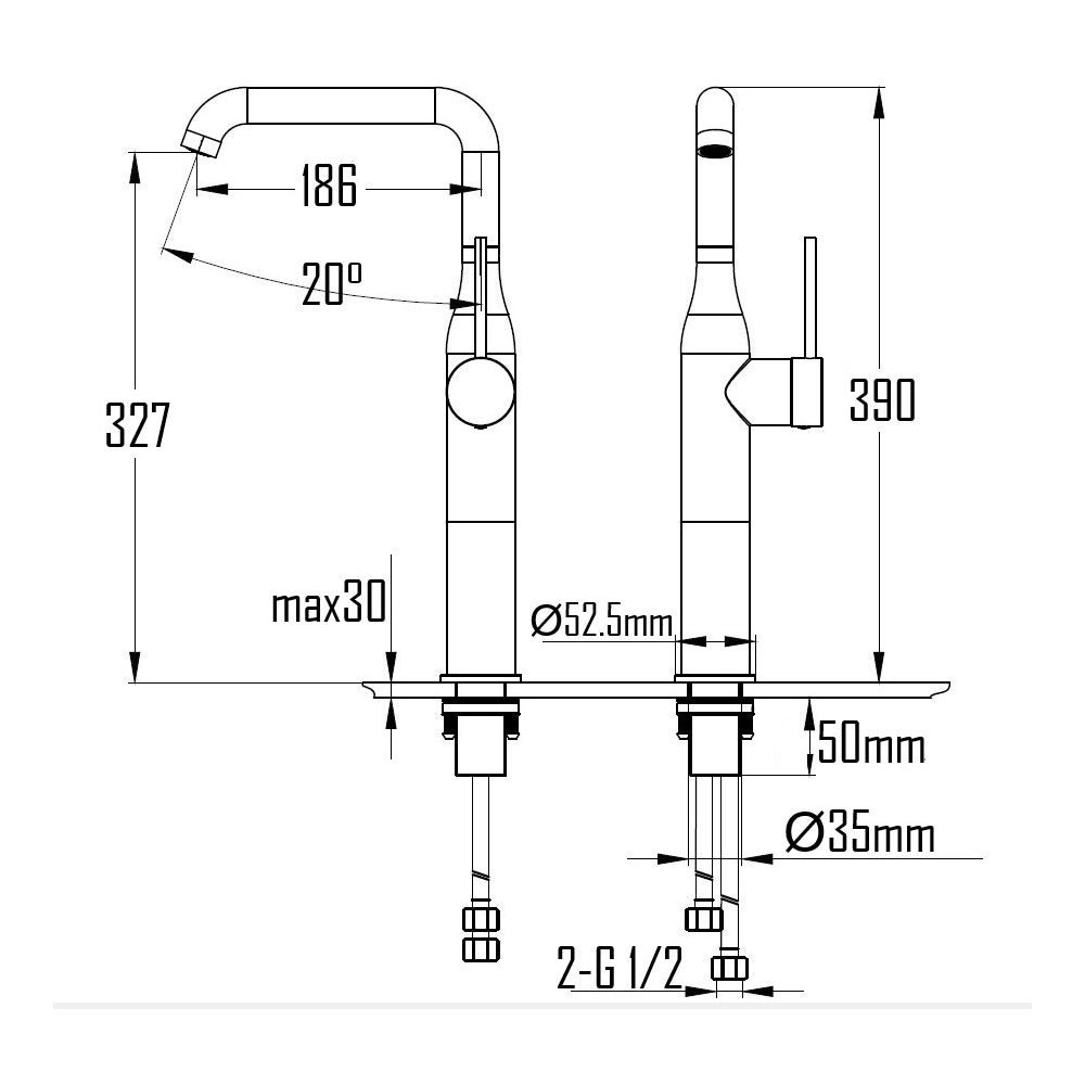 FARSTA BASIN FAUCET-FAR-216