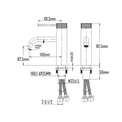 FARSTA BASIN FAUCET-FAR-605