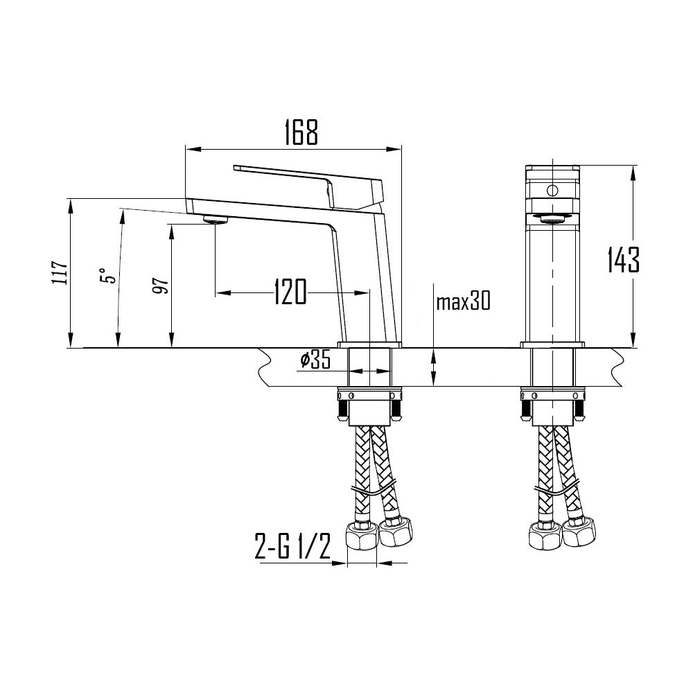 HARRISON BASIN FAUCET-HAR-211