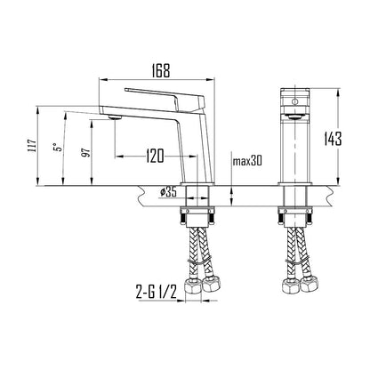 HARRISON BASIN FAUCET-HAR-211