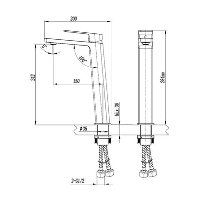 HARRISON BASIN FAUCET-HAR-H211