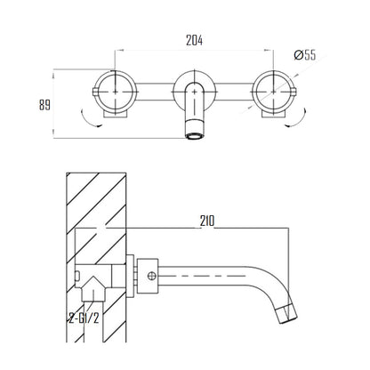KALMAR BASIN FAUCET-KAL-511