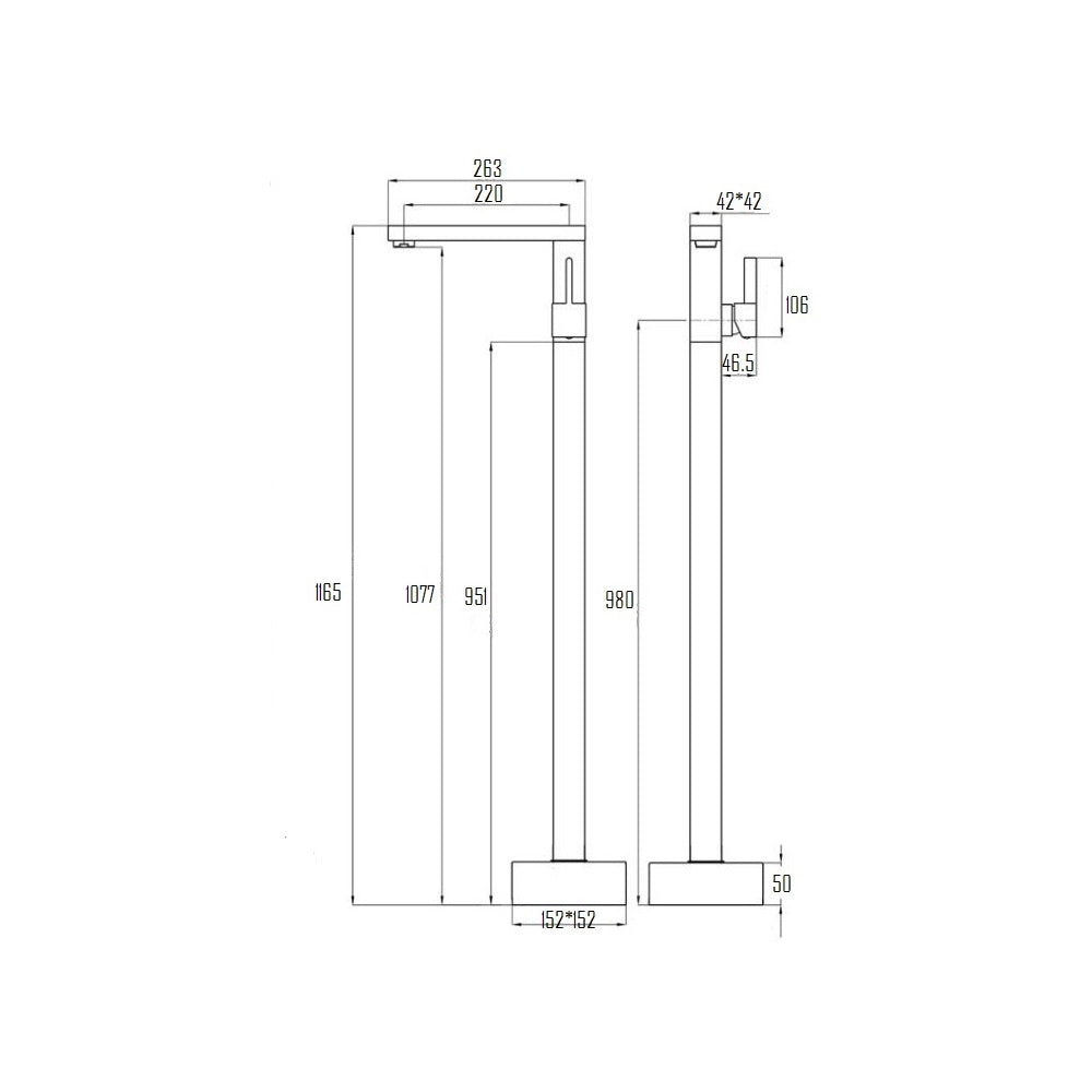 KIRUNA BATHTUB MIXER-KIR-5013