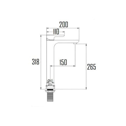 NORRMALM BASIN FAUCET-NOR-2018