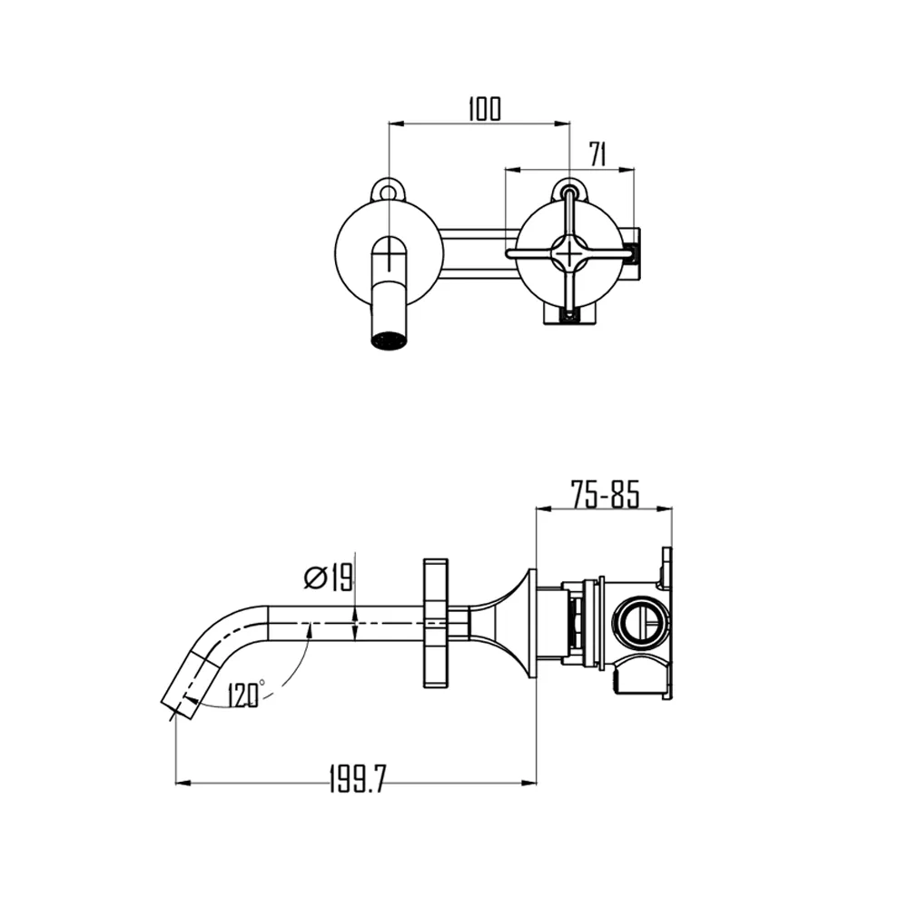 ÖSTRA BASIN FAUCET-OST-203