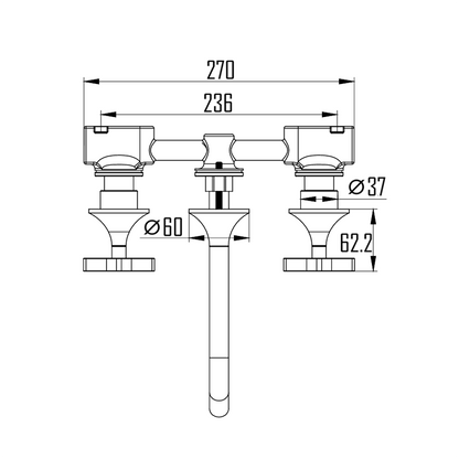 ÖSTRA BASIN FAUCET-ÖST-204
