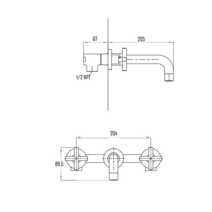 SADEL BASIN FAUCET-SAD-5012