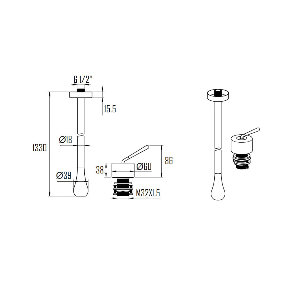 TROSA BASIN FAUCET-TRO-0707H1330