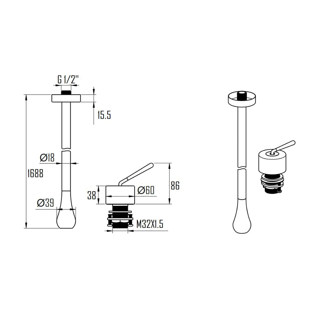 TROSA BASIN FAUCET-TRO-0707H1688