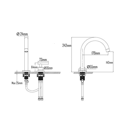 VARA BASIN FAUCET-VAR-204