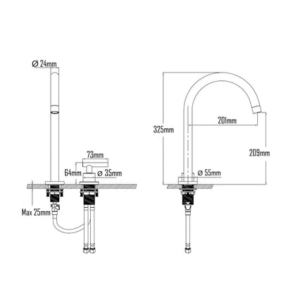 VARA BASIN FAUCET-VAR-205