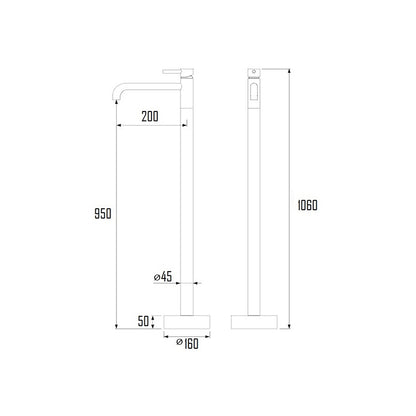 VISBY BASIN FAUCET-VIS-5005
