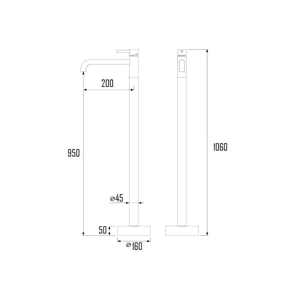 VISBY BASIN FAUCET-VIS-5005