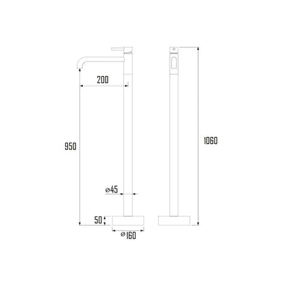 VISBY BASIN FAUCET-VIS-5005