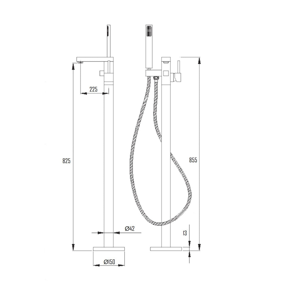 KIRUNA BATHTUB MIXER-KIR-5024