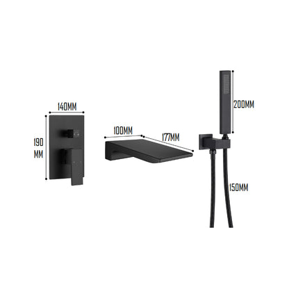 KIRUNA BATHTUB MIXER-KIR-8019