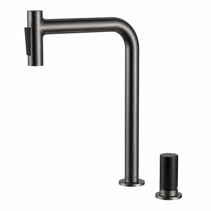 DALARNA 2-HOLE KITCHEN MIXER W/ PULL OUT SHOWER-DAL-1257